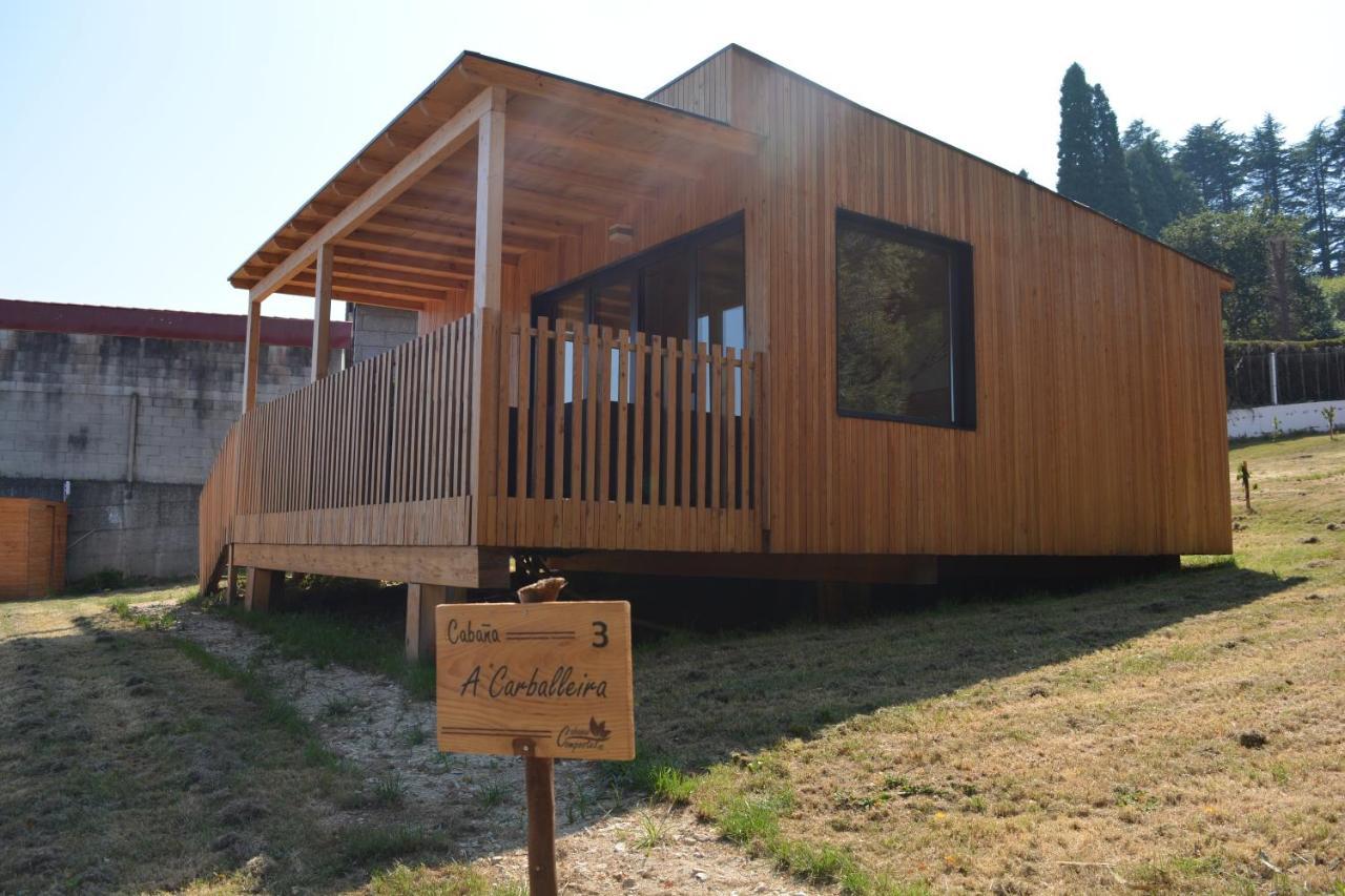 Cabanas Compostela - Cabana A Carballeira Santiago de Compostella Buitenkant foto